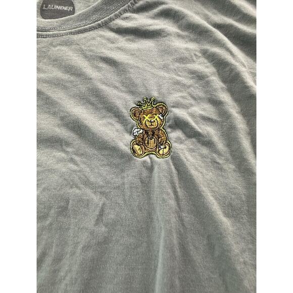 Brooklyn Bear Graphic Tee Shirt Mens L Streetwear 718 NYC Crown Fire USA - Picture 7 of 9